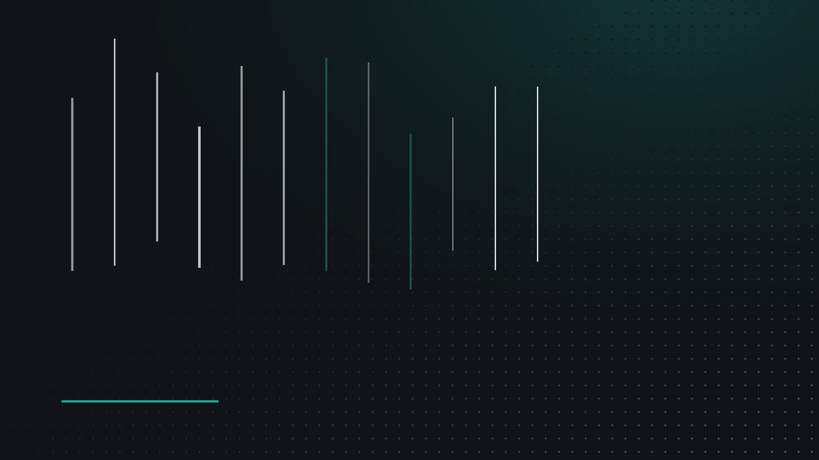Abstract geometric artwork in the practice palette